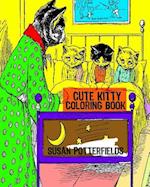 Cute Kitty Coloring Book
