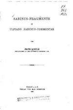 Sabinus-Fragmente in Ulpians Sabinus-Commentar