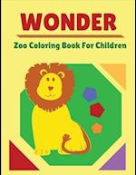 Wonder Zoo Coloring Book For Children