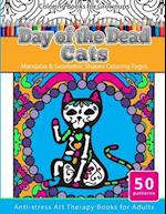 Coloring Books for Grownups Day of the Dead Cats