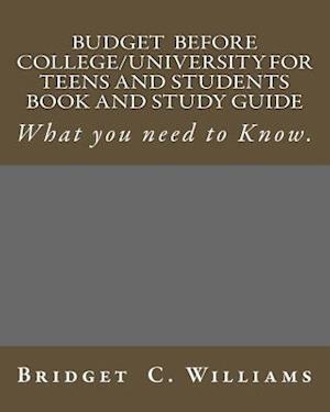 Budgeting Before College/University for Teens and Students Book and Study GUI