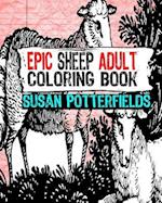 Epic Sheep Adult Coloring Book