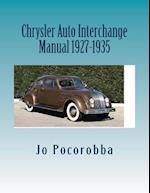Chrysler Auto Interchange Manual 1927-1935
