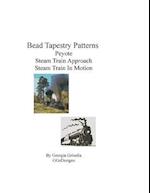 Bead Tapestry Patterns Peyote Steam Train Approach Steam Train in Motion
