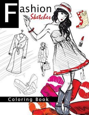 Fashion Sketches Coloring Book Volume 1