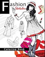Fashion Sketches Coloring Book Volume 1