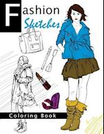 Fashion Sketches Coloring Book Volume 2