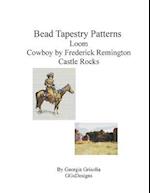Bead Tapestry Patterns Loom Cowboy by Frederick Remington Castle Rocks