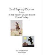 Bead Tapestry Patterns Loom a Bad Hoss by Charles Russell Urban Cowboy