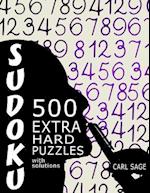 Sudoku 500 Extra Hard Puzzles with Solutions