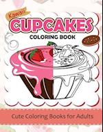 Kawaii Cupcake Coloring Book