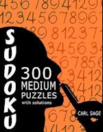 Sudoku 300 Medium Puzzles with Solutions.