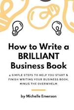 How to Write a Brilliant Business Book