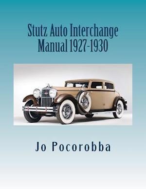 Stutz Auto Interchange Manual 1927-1930