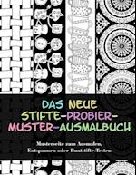 Das Neue Stifte-Probier-Muster-Ausmalbuch