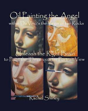 Oil Painting the Angel Within Da Vinci's the Virgin of the Rocks
