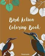 Bird Action Coloring Book