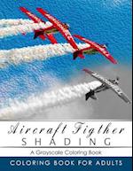 Aircraft Figther Shading Coloring Book