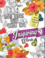 Inspiring Words Coloring Book