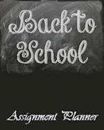 Back to School Assignment Planner