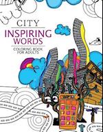 City Inspiring Words Coloring Book