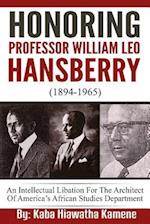 Honoring Professor William Leo Hansberry (1894-1965)