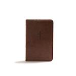 CSB Compact Bible, Brown Leathertouch, Value Edition