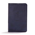 CSB Compact Bible, Navy Leathertouch, Value Edition