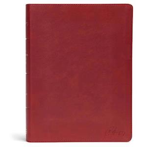 KJV Spurgeon Study Bible, Crimson Leathertouch