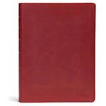 KJV Spurgeon Study Bible, Crimson Leathertouch