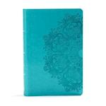 KJV Large Print Personal Size Reference Bible, Teal Leathertouch Indexed