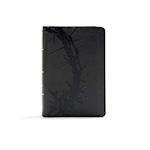 KJV Large Print Compact Reference Bible, Charcoal Leathertouch