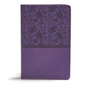 KJV Giant Print Reference Bible, Purple Leathertouch