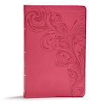 KJV Giant Print Reference Bible, Pink Leathertouch