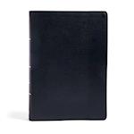 KJV Super Giant Print Reference Bible, Black Genuine Leather, Indexed