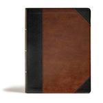 CSB Tony Evans Study Bible, Black/Brown Leathertouch