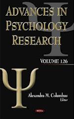 Advances in Psychology Research