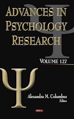 Advances in Psychology Research