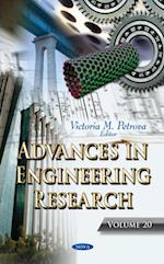Advances in Engineering Research. Volume 20