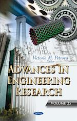 Advances in Engineering Research. Volume 25