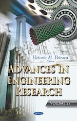 Advances in Engineering Research. Volume 27