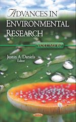 Advances in Environmental Research. Volume 67