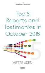 Top 5 Reports and Testimonies in October 2018