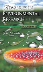 Advances in Environmental Research. Volume 69