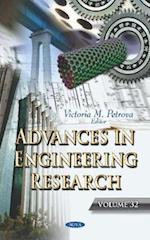 Advances in Engineering Research. Volume 32