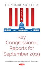 Key Congressional Reports for September 2019. Part IV