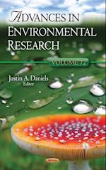 Advances in Environmental Research. Volume 72