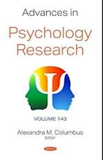 Advances in Psychology Research