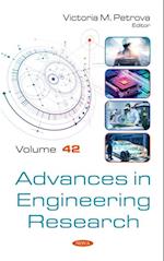Advances in Engineering Research. Volume 42