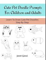 Cute Pet Doodle Prompts For Children and Adults